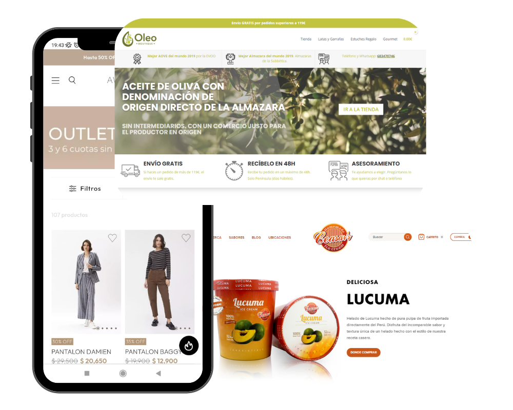 Diseños web profesionales